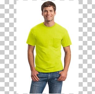 Long-sleeved T-shirt Gildan Activewear Long-sleeved T-shirt Pocket PNG