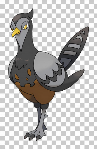 Unfezant - Cartoon Bird Character PNG