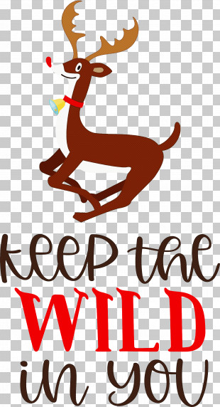 Keep Wild Deer PNG