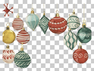 Christmas Ornaments - Colorful Christmas Ornaments For Holiday Decorations PNG