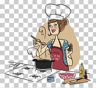 girl cook clipart png