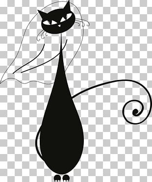 Black Cat Silhouette Wedding Cake Topper PNG, Clipart, Anim, Animals ...