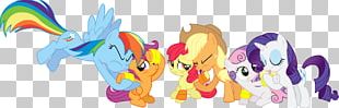 Rainbow Dash Scootaloo Apple Bloom Cartoon Applejack & Rarity PNG