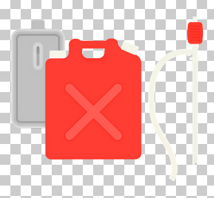 Icon - Red Gas Can With Spout PNG
