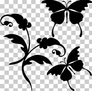 Brush-footed Butterflies Silhouette Butterfly PNG, Clipart, Animal ...