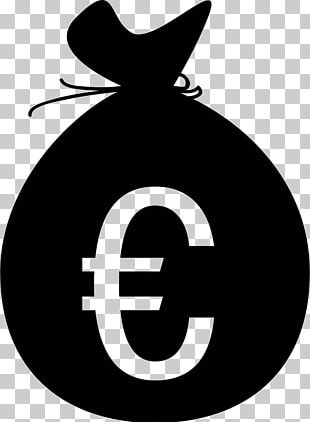 Money Bag Euro Sign Currency PNG
