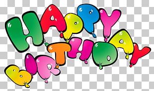 Birthday Cake Happy Birthday To You Balloon PNG
