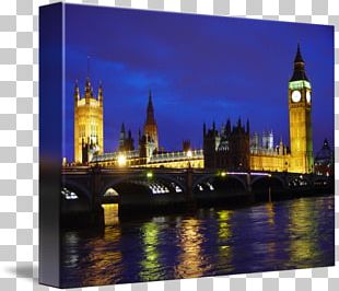Printmaking Big Ben Art Canvas Print Poster PNG