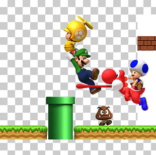 Mario & Yoshi New Super Mario Bros. U Toad Luigi PNG, Clipart, Amp ...