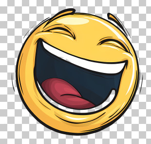 Laughing Emoji - Laughing Emoji Illustration PNG