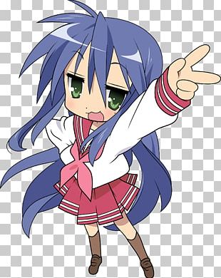 Konata Izumi Lucky Star Anime Manga PNG, Clipart, 1080p, Aeolia ...