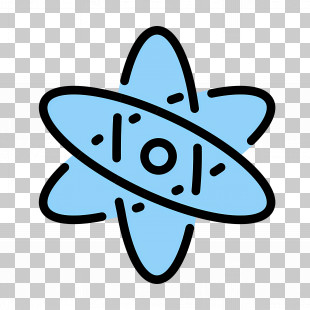 Atom Symbol Emoji - Atom Symbol Illustration PNG