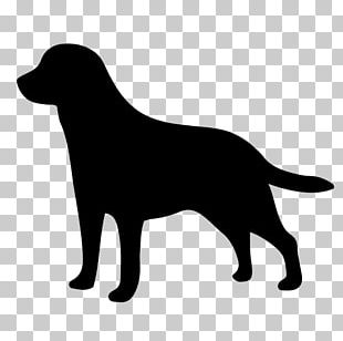 Labrador Retriever Silhouette PNG, Clipart, Animals, Black, Black And ...