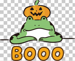 Booo Happy Halloween PNG