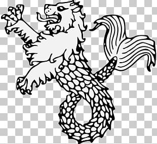 Sea Lion Heraldry Art PNG