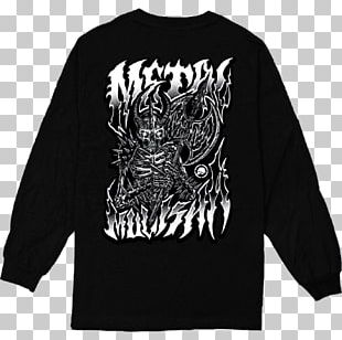 Long-sleeved T-shirt Hoodie Long-sleeved T-shirt Metal Mulisha PNG