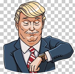 Donald Trump Telegram Sticker Politician PNG, Clipart, Cartoon ...