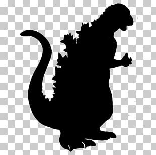 Godzilla Mothra Silhouette PNG, Clipart, Black And White, Clip Art ...