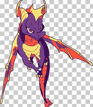 Spyro The Dragon Video Game Cynder Legendary Creature PNG