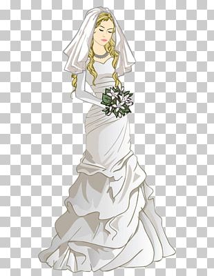 Bride Cartoon Drawing Illustration PNG, Clipart, Art, Athlete Running ...