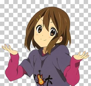 Yui hirasawa k-on! representación de anime de Azusa nakano, yui hirasawa,  manga, personaje de ficción, dibujos animados png