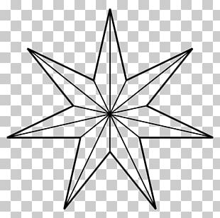 Heptagram Fairy Symbol Star Elf PNG, Clipart, Angle, Black, Black And ...