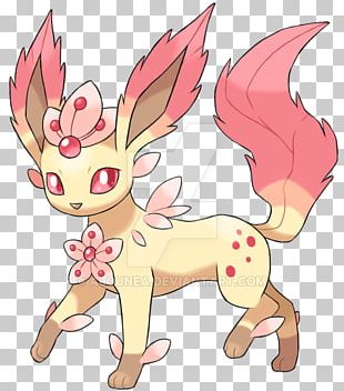 Leafeon Cherry Blossom Eevee PokÃ©mon PNG