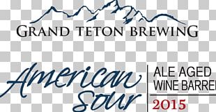 Logo Brand Grand Teton Brewing Company Handwriting Font PNG