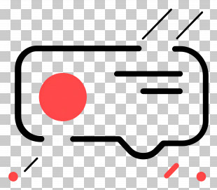 Callout - Abstract Modern Speech Bubble PNG