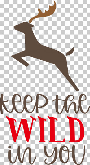 Keep Wild Deer PNG