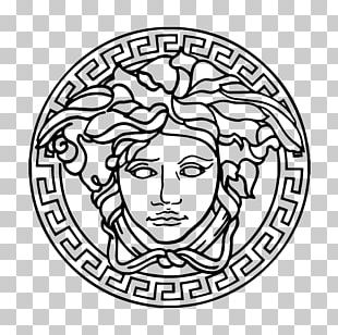 Versace Logo Fashion Brand PNG, Clipart, Art, Black And White, Brand ...