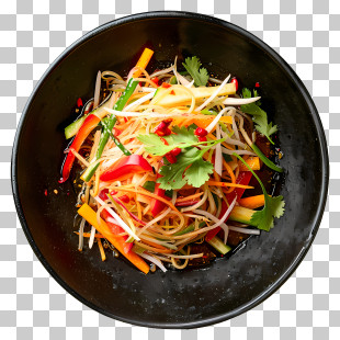 Green Papaya Salad - Papaya Salad With Vegetables And Herbs PNG