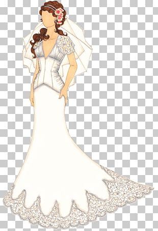 Wedding Dress Bride Veil Drawing PNG, Clipart, Arm, Artwork, Beauty ...