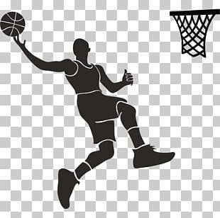 Basketball Player Slam Dunk Silhouette PNG, Clipart, Basketball, Player ...