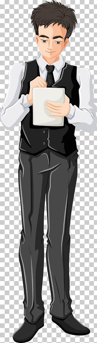 Waiter Drawing PNG