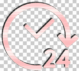 24 Hours Open Icon Icon Timer Icon PNG