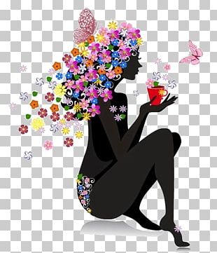 Girl With Plant PNG Images, Girl With Plant Clipart Free Download