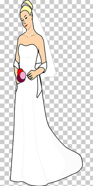 Wedding Dress Woman PNG, Clipart, Art, Artwork, Black, Black And White ...