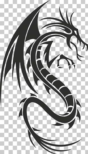 Dragon Logo PNG, Clipart, Black And White, Camera Logo, Chinese Dragon ...