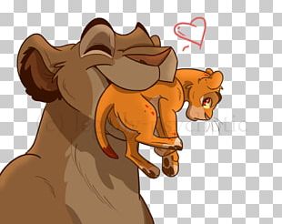 Simba Sarabi Lion Art Character PNG