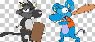 Itchy & Scratchy & Marge Cat PNG