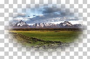 Teton Range Mountain Snake River Desktop Landscape PNG