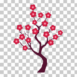 Plum Tree Plum Winter Flower PNG