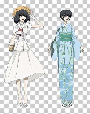 HD wallpaper person wearing white robe anime illustration Chinese dress  kimono  Wallpaper Flare