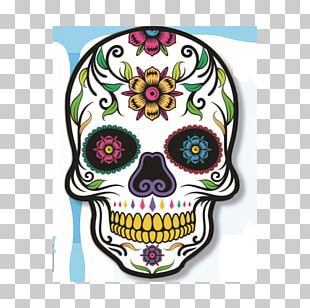 La Calavera Catrina Mexico Skull And Crossbones Day Of The Dead PNG ...