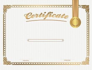 Template Academic Certificate Kindergarten Rxe9sumxe9 Diploma PNG ...