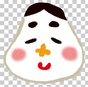 Setsubun Oni Lixia Mask Design PNG