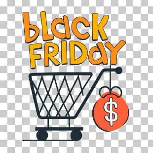 Black Friday - Black Friday Shopping Sale PNG