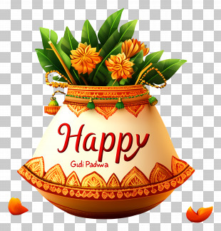 Gudi Padwa - Gudi Padwa Festival Pot PNG