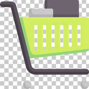 Shopping Cart - Green Shopping Cart PNG